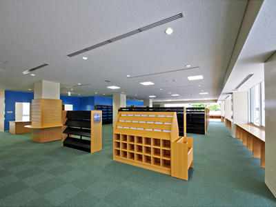 厚狭地区複合施設整備事業（主棟）１階開架閲覧室イメージ写真２