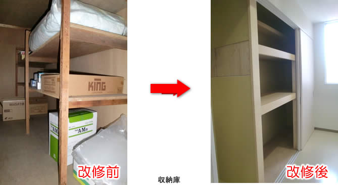 女性クリニックおがた収納庫イメージ写真
