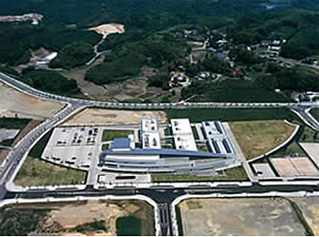 山口県工業技術センター上空よりイメージ写真