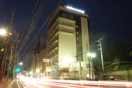 国際ホテル宇部　ファザード ライトアップイメージ写真