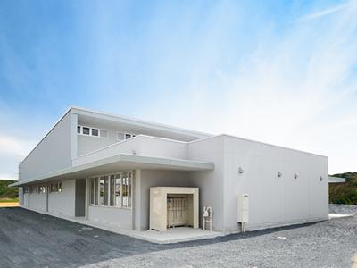 厚狭地区複合施設整備事業(体育館棟)外観北西面イメージ写真