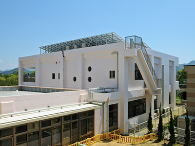 ともの園保育園外観全景北西面イメージ写真