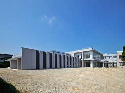 厚狭地区複合施設整備事業（主棟）外観北東面イメージ写真