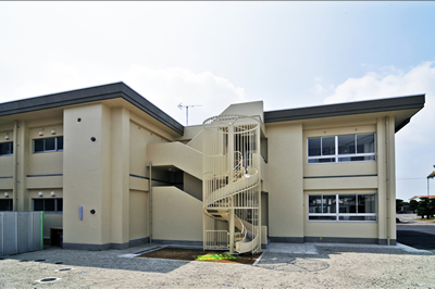 山口県立宇部総合支援学校普通教室外観（北面）イメージ写真