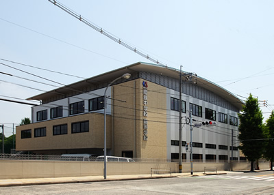 学校法人宇部学園慶進中学校・高等学校外観全景南西面イメージ写真
