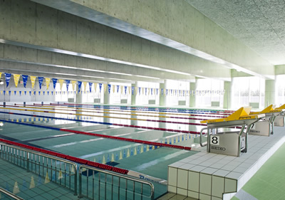 山口きらら博記念公園水泳プール25Mプール(サブプール)イメージ写真1