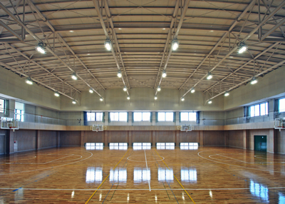 学校法人宇部学園慶進中学校・高等学校体育館メインアリーナイメージ写真2