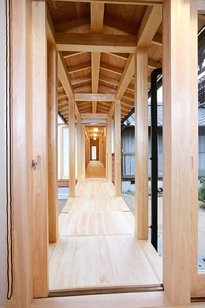 妙徳寺壇信徒会館渡り廊下イメージ写真