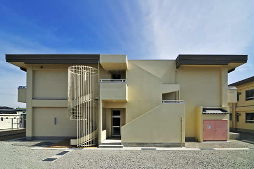 山口県立宇部総合支援学校実習棟外観(西面)イメージ写真