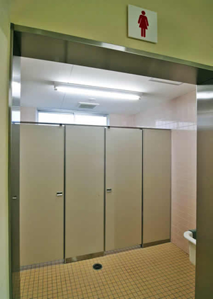 山口県立宇部総合支援学校実習棟女子便所イメージ写真