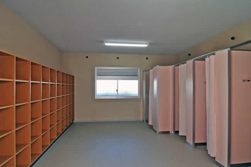 山口県立宇部総合支援学校実習棟プール更衣室(女子)イメージ写真