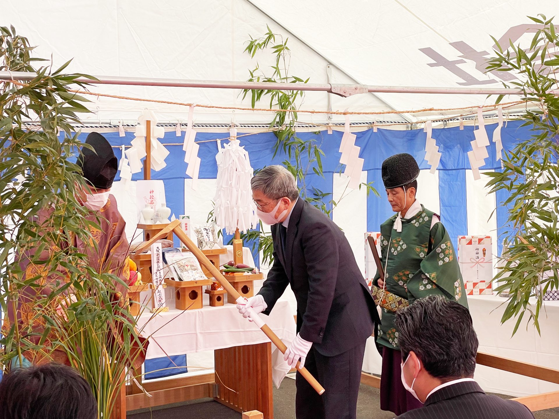 大阪新薬株式会社様、新築工事中です。