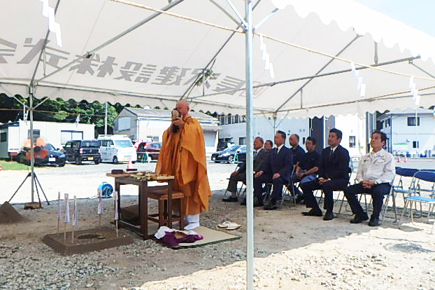 【建設】琴崎産業株式会社様の地鎮祭