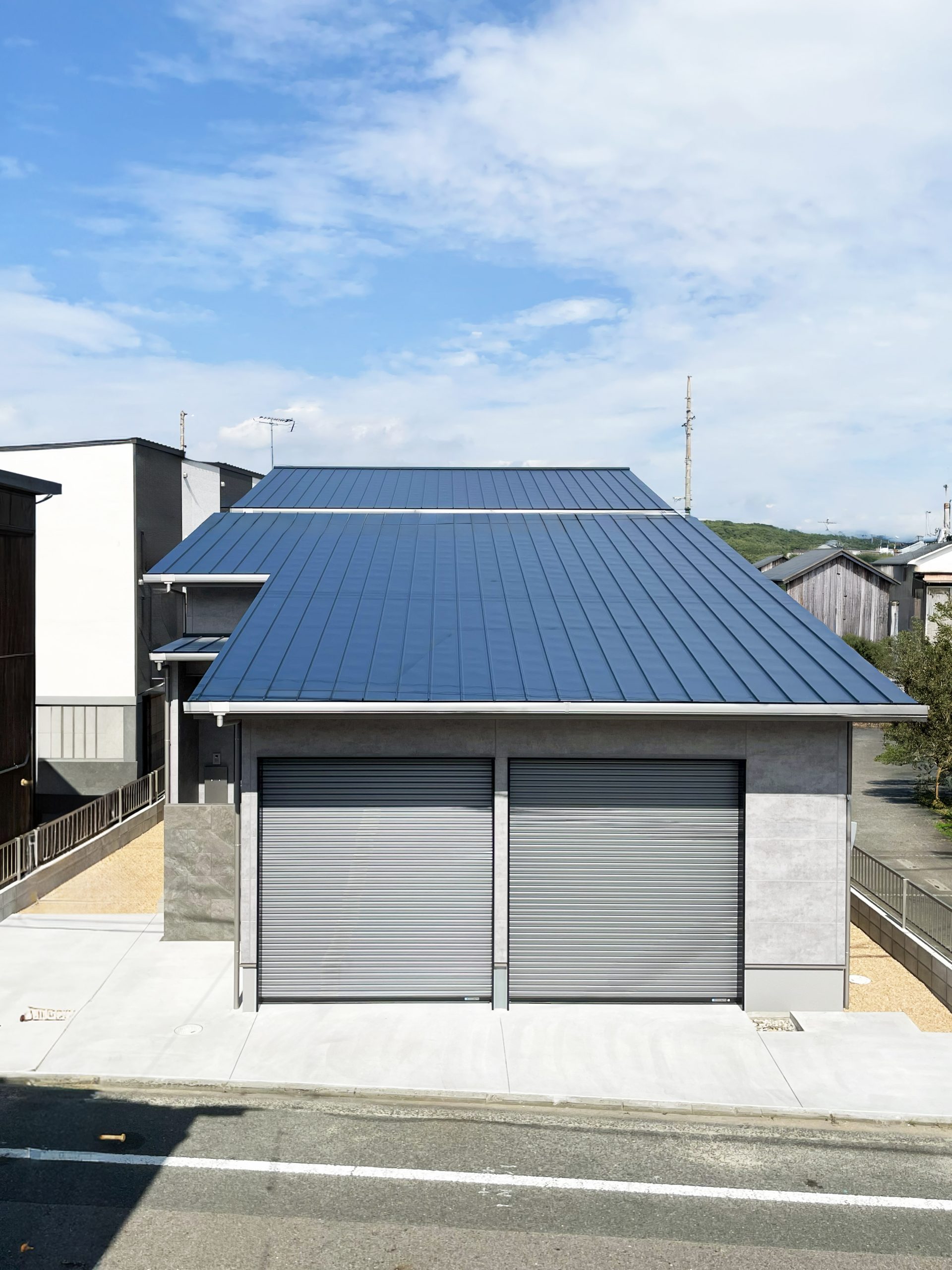 【住宅】インナーガレージのあるお客様の家、お引き渡しを終えました。